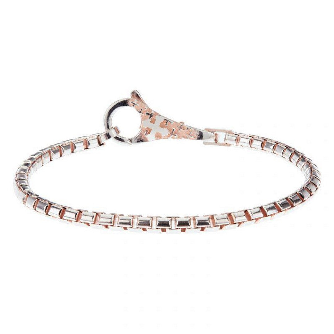 Tuum Bracciale ARGENTO RODIATO E ROSA - INCBR90R9RT