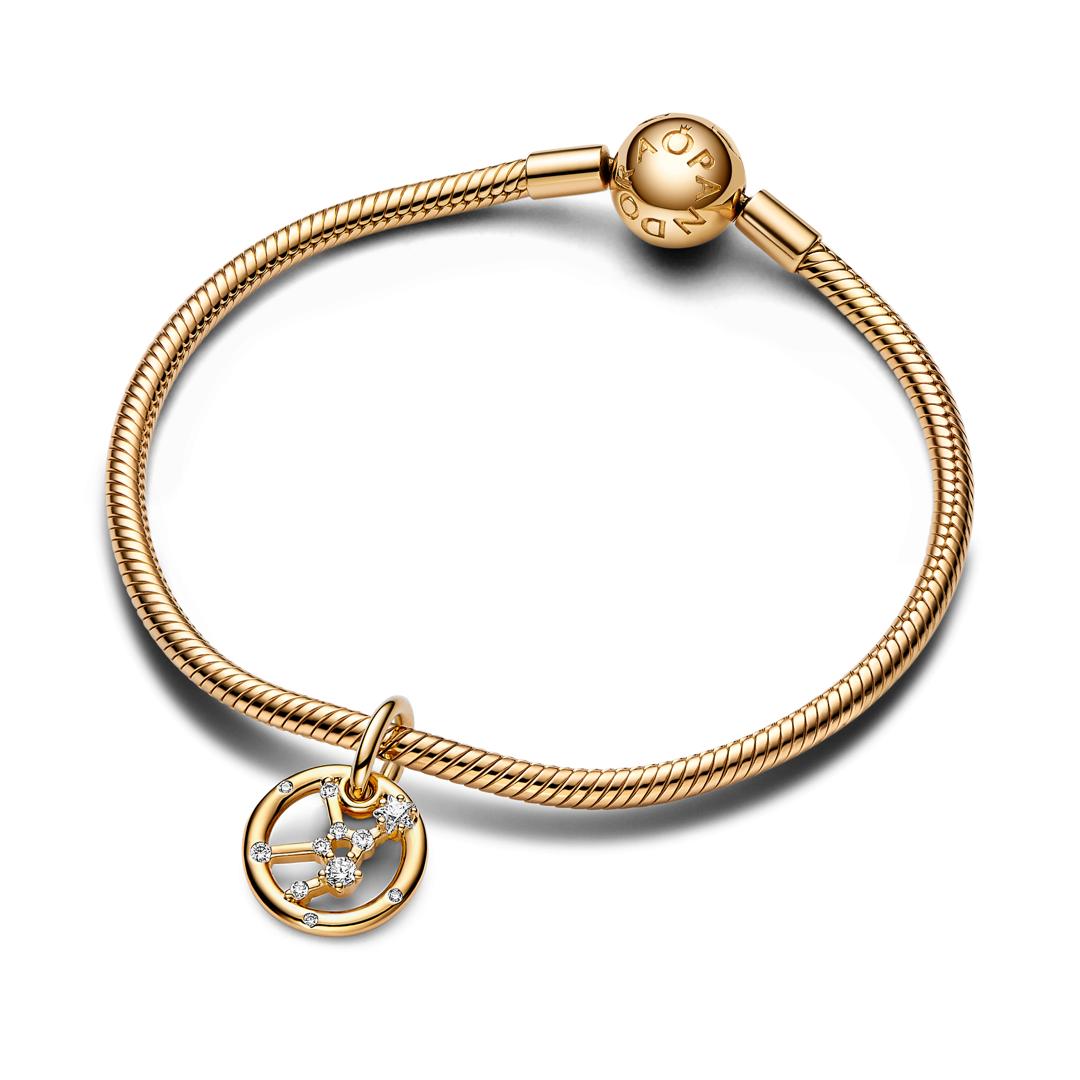 Charm Donna Pandora Segno Zodiacale Vergine - 762715C01 - Gioielleria De Patto