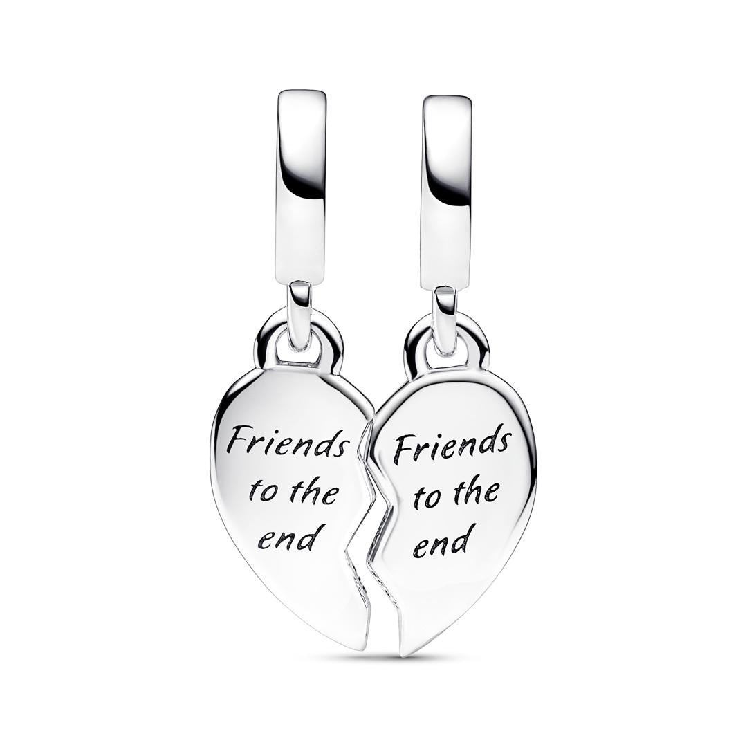 Charm Donna Pandora Cuore dell'Amicizia Divisibile - 792743C01 - Gioielleria De Patto