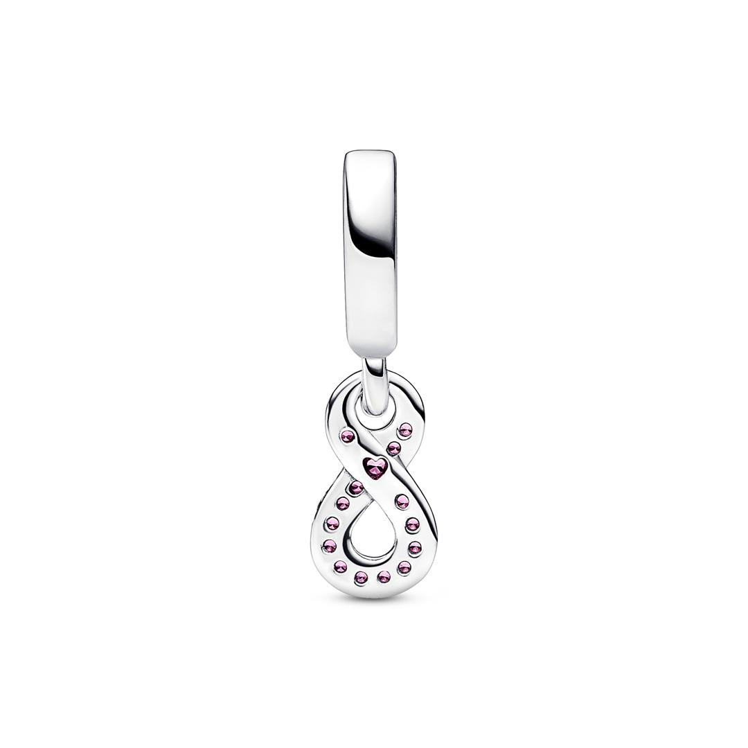 Pendente Donna Pandora Infinito Rosa - 792766C01 - Gioielleria De Patto