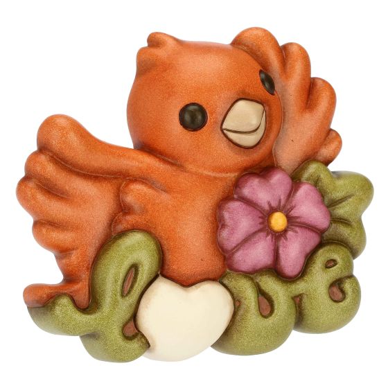 Thun Formella "Love" e uccellino Chris in ceramica Racconti d'Autunno, Media - A1183H90 - Gioielleria De Patto
