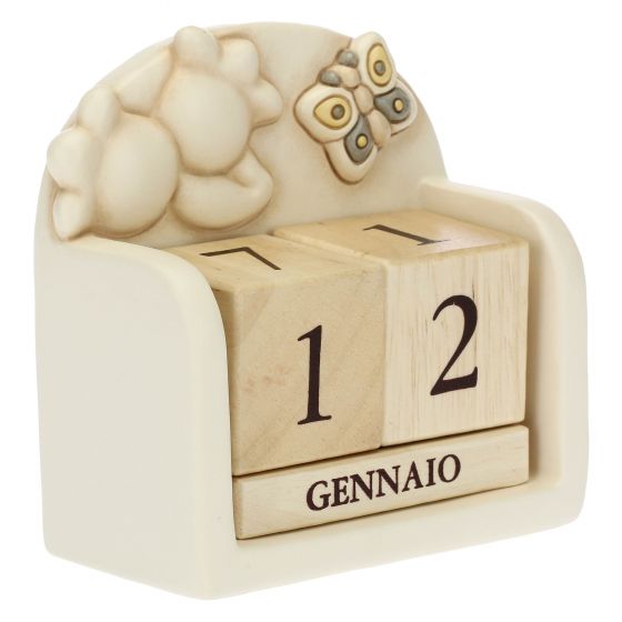 Thun Calendario perpetuo da tavolo in ceramica Elegance - C2406H90 - Gioielleria De Patto