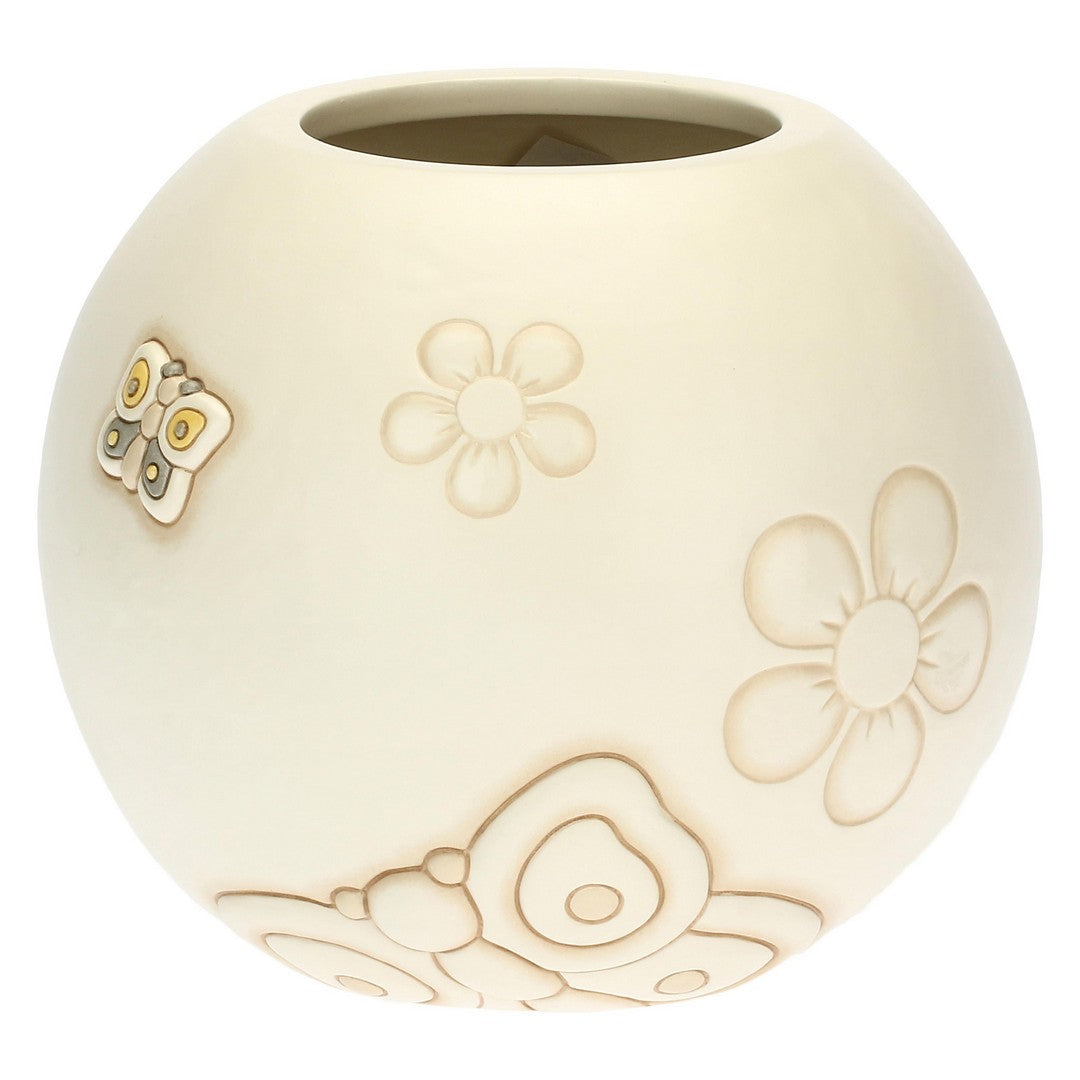 Thun Vaso Elegance con farfalle e fiori medio - C2885H90 - Gioielleria De Patto