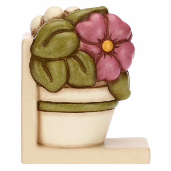 Thun Fermalibri a forma di Vaso con Fiore di Malva Racconti d'Autunno - C3113H90 - Gioielleria De Patto