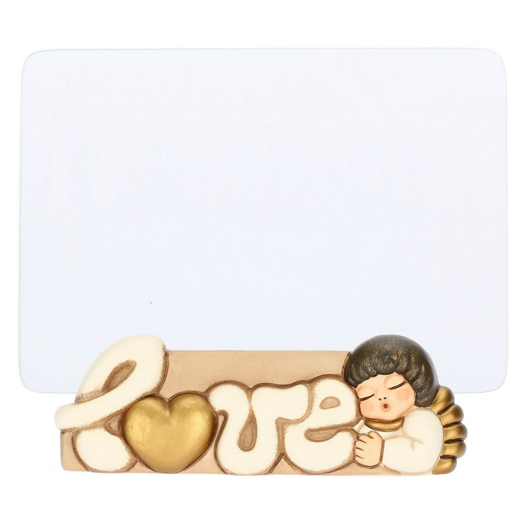 Thun Portafoto in vetro e ceramica Angel Love - C3166A80 - Gioielleria De Patto
