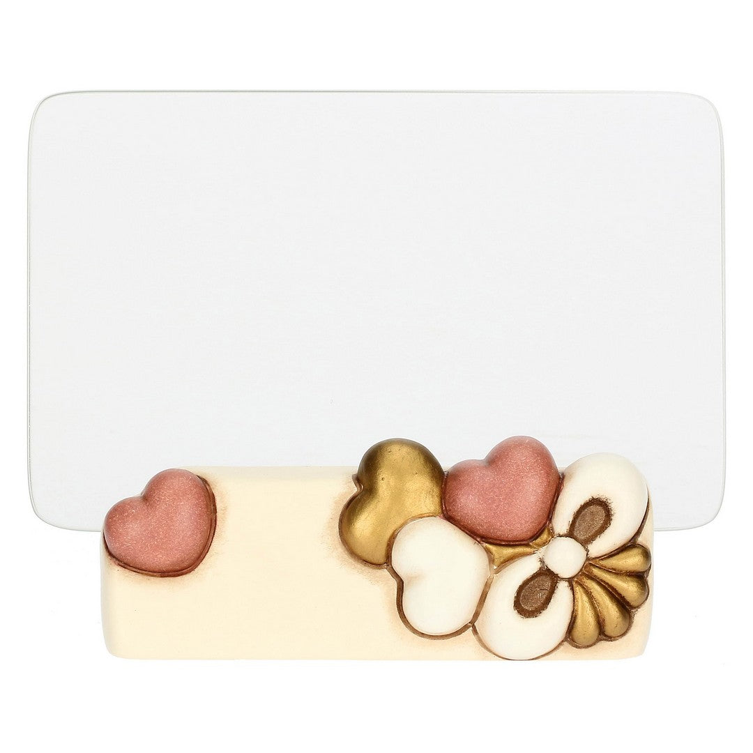 Thun Portafoto con cuori in vetro e ceramica Angel Love, piccolo - C3171H90 - Gioielleria De Patto