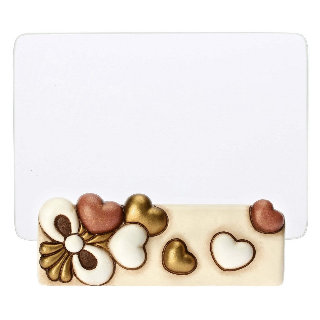 Thun Portafoto con cuori in vetro e ceramica Angel Love, medio - C3172H90 - Gioielleria De Patto