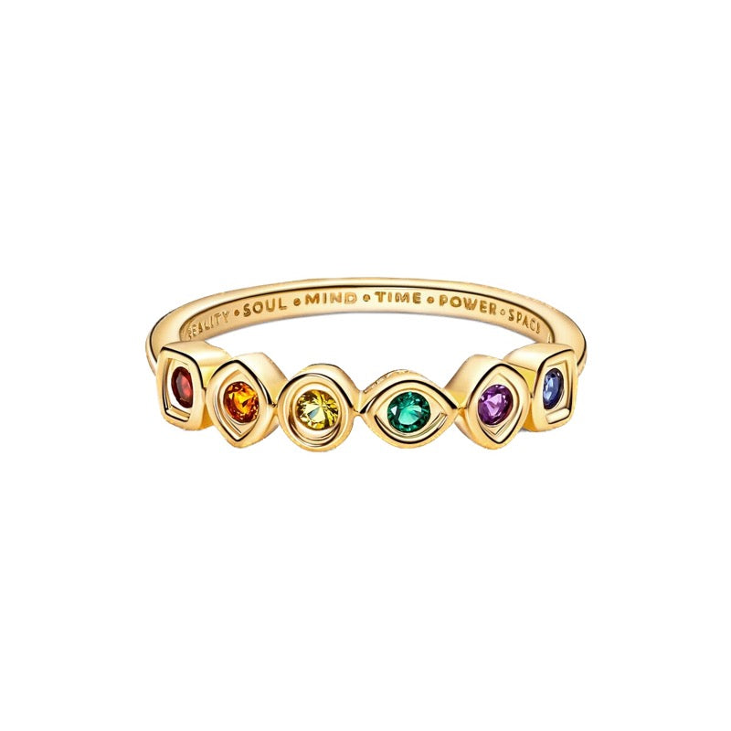 Anello Pandora Marvel, Avengers Gemme dell'Infinito - 160779C01 - Gioielleria De Patto