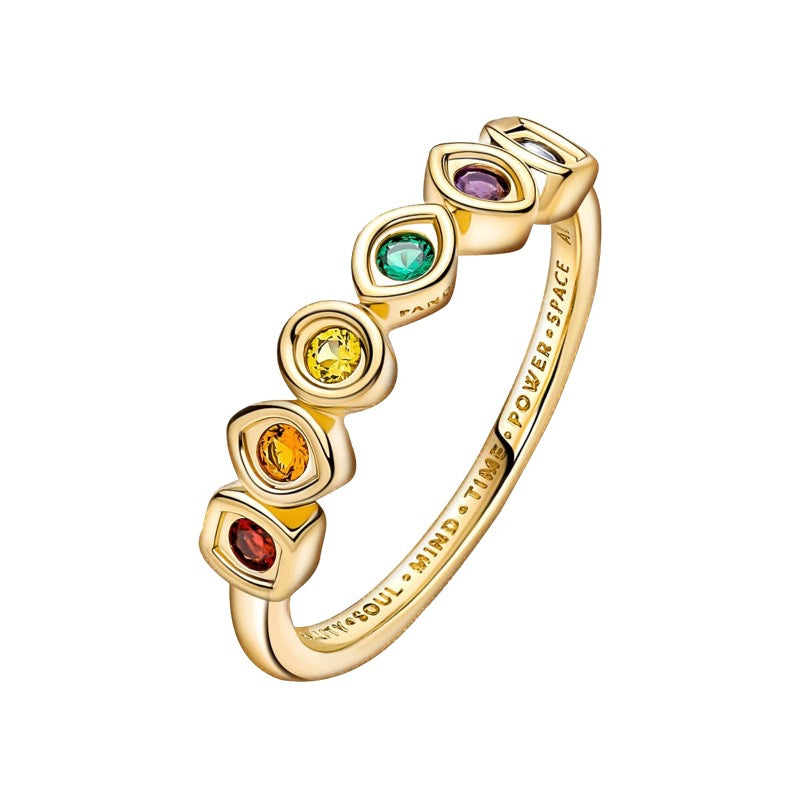 Anello Pandora Marvel, Avengers Gemme dell'Infinito - 160779C01 - Gioielleria De Patto