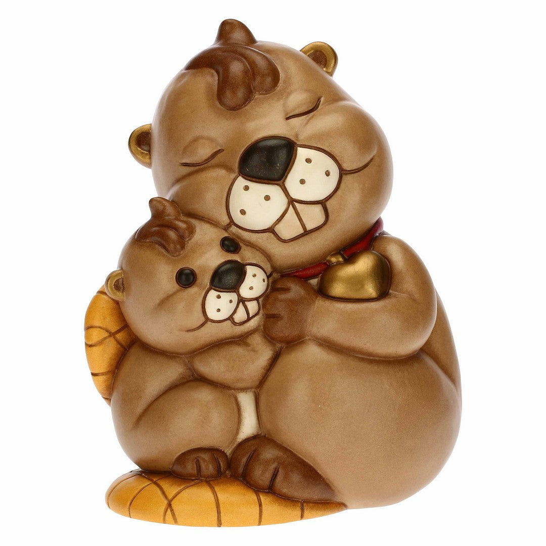 Thun Castoro con cucciolo - F3047H90 - Gioielleria De Patto