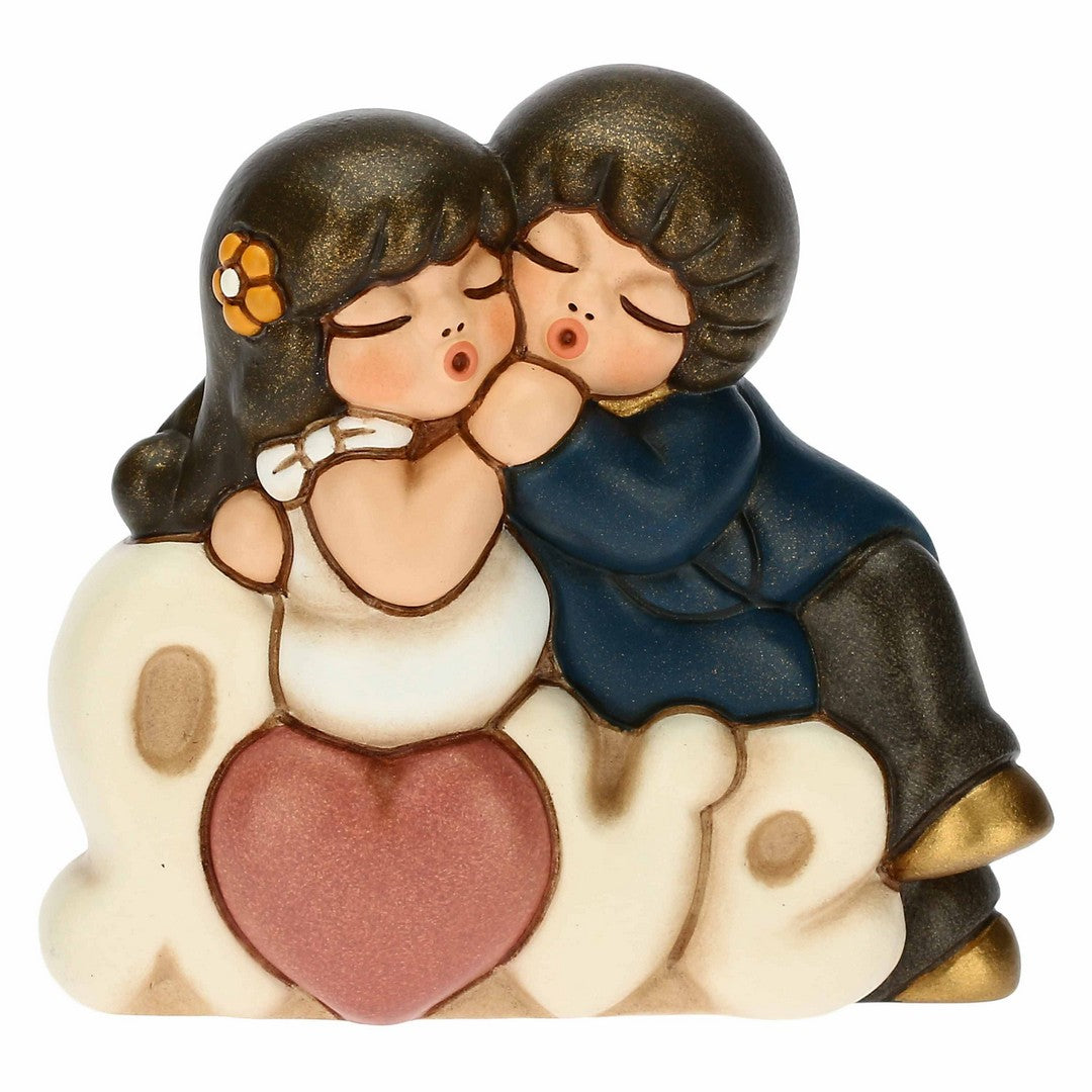 Thun Coppia sposini innamorati su scritta Love piccoli - F3076H90B - Gioielleria De Patto
