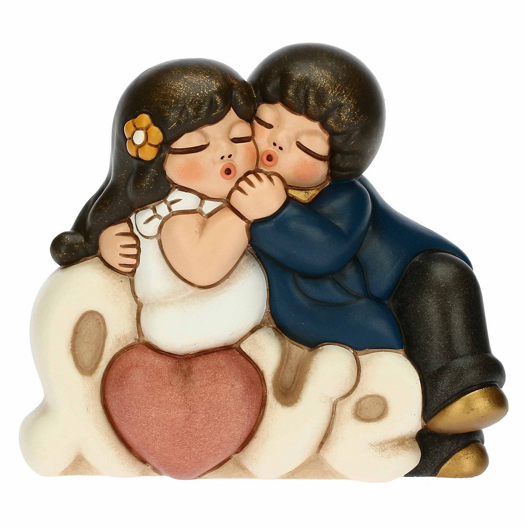 Thun Coppia sposini innamorati su scritta Love grandi - F3077H90B - Gioielleria De Patto
