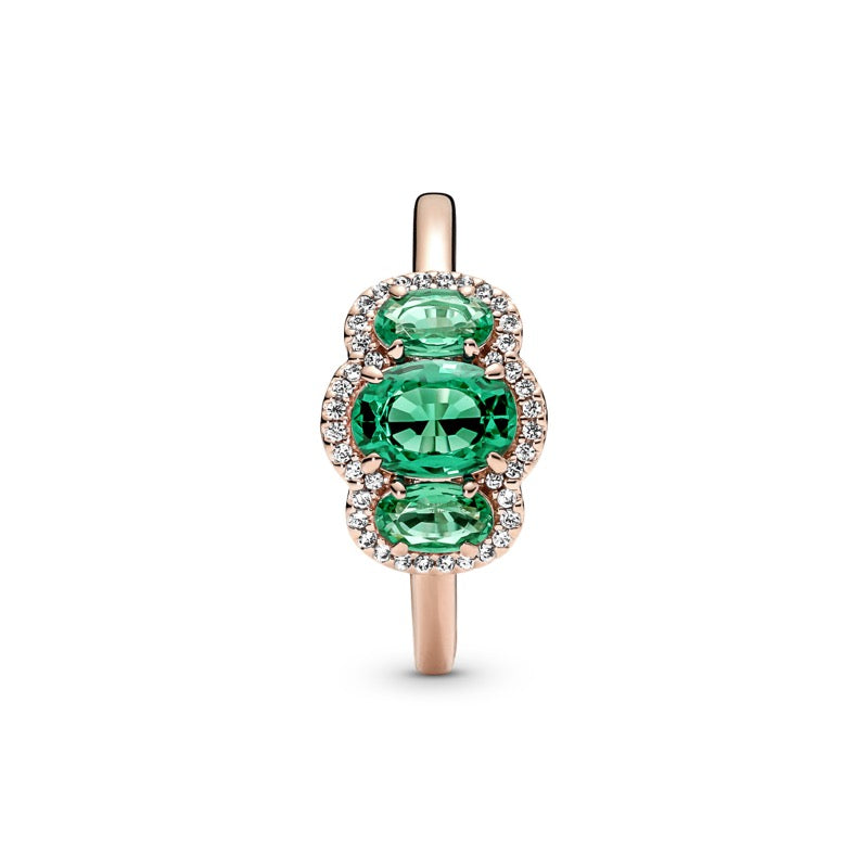 Anello Pandora Trilogy Vintage Verde, 180057C01 - Gioielleria De Patto