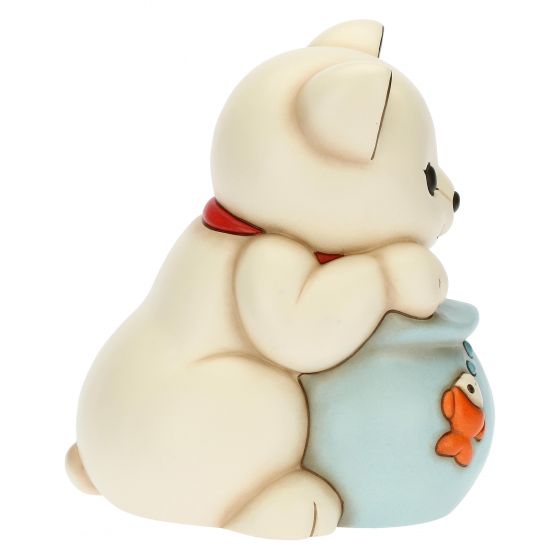 Thun Gatto con ampolla e pesciolino - F3182H90 - Gioielleria De Patto