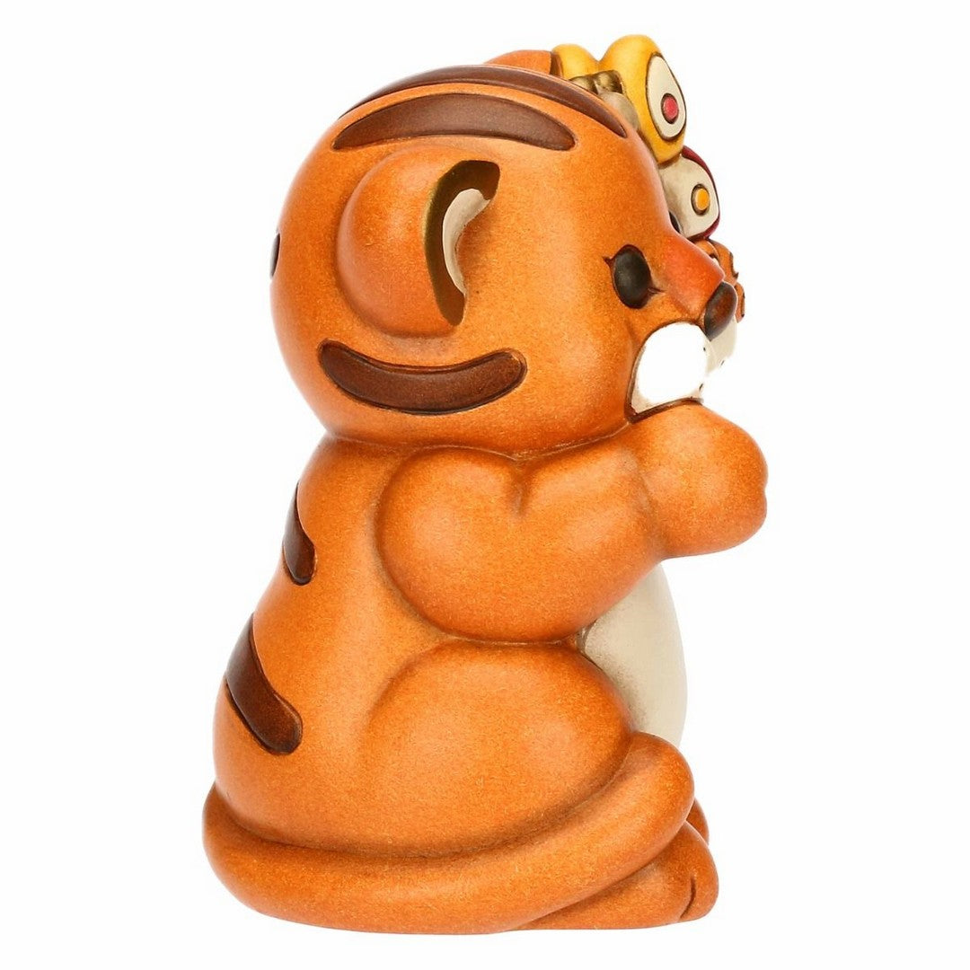 Thun Tigre Thea in piedi con farfalla - F3188B90 - Gioielleria De Patto