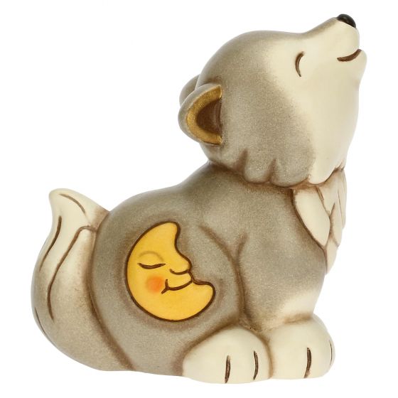 Thun Lupo Noah con luna piccolo Regali d'inverno - F3200H90 - Gioielleria De Patto