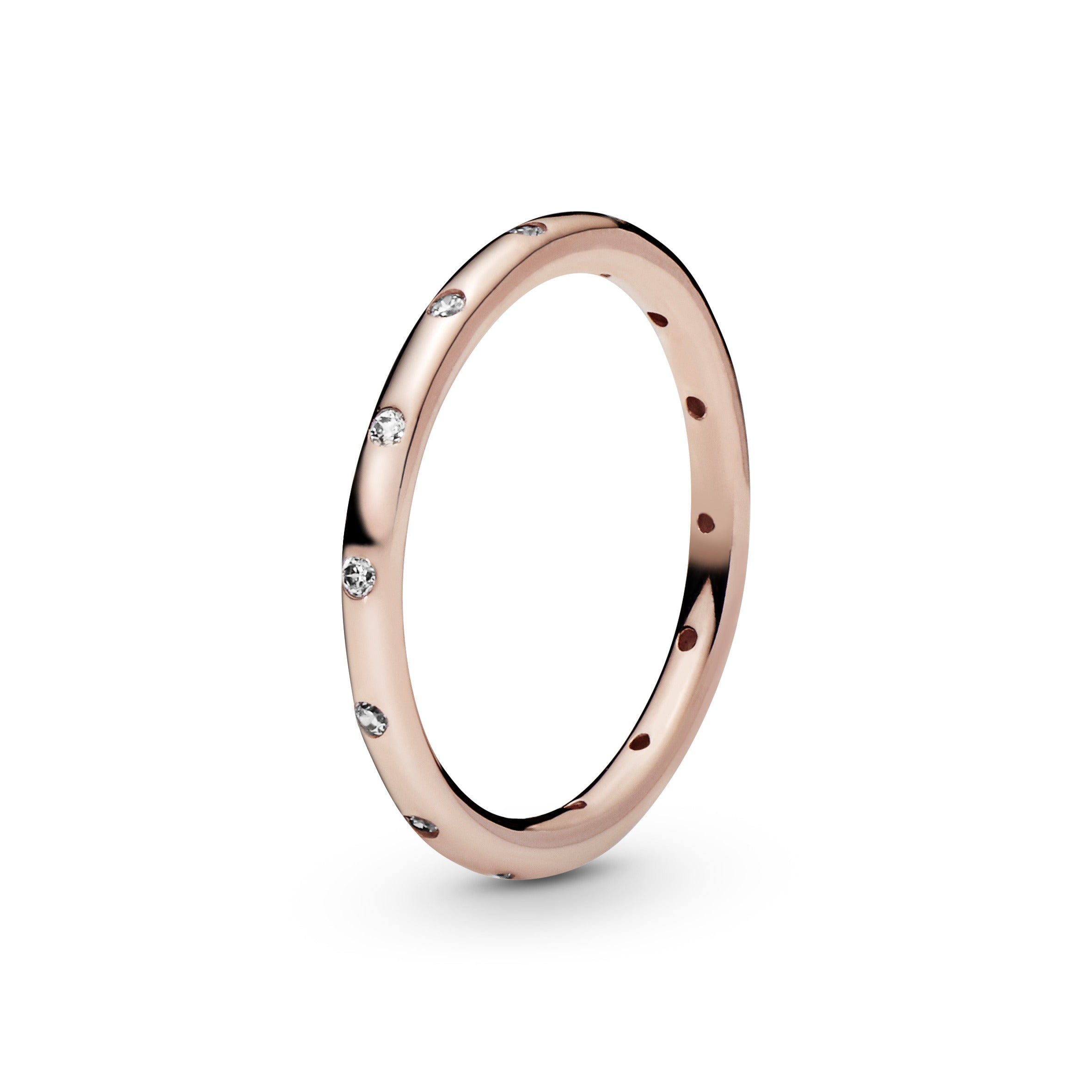 Anello Pandora Gocce Oro Rosa, 180945CZ - Gioielleria De Patto