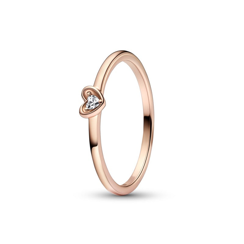 Anello Pandora Cuore Splendente, 182495C01 - Gioielleria De Patto