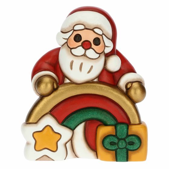 Thun Babbo Natale con Arcobaleno in Ceramica Desideri Di Natale - F3298A82 - Gioielleria De Patto