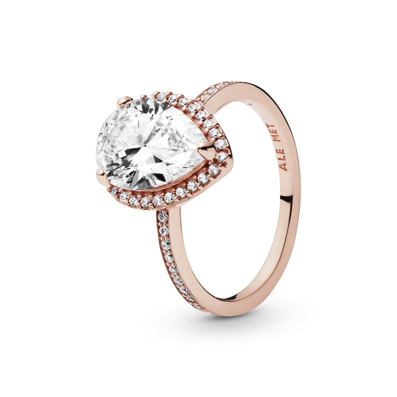 Anello Pandora Goccia Radiosa,186251CZ - Gioielleria De Patto