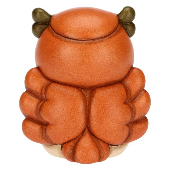 Thun Gufo Lucky arancione con Quadrifoglio in Ceramica Racconti d'Autunno - F3331H90 - Gioielleria De Patto