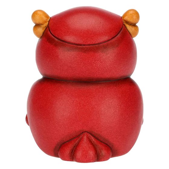 Thun Gufo Lucky Rosso con Quadrifoglio in Ceramica Racconti d'Autunno - F3333H90 - Gioielleria De Patto