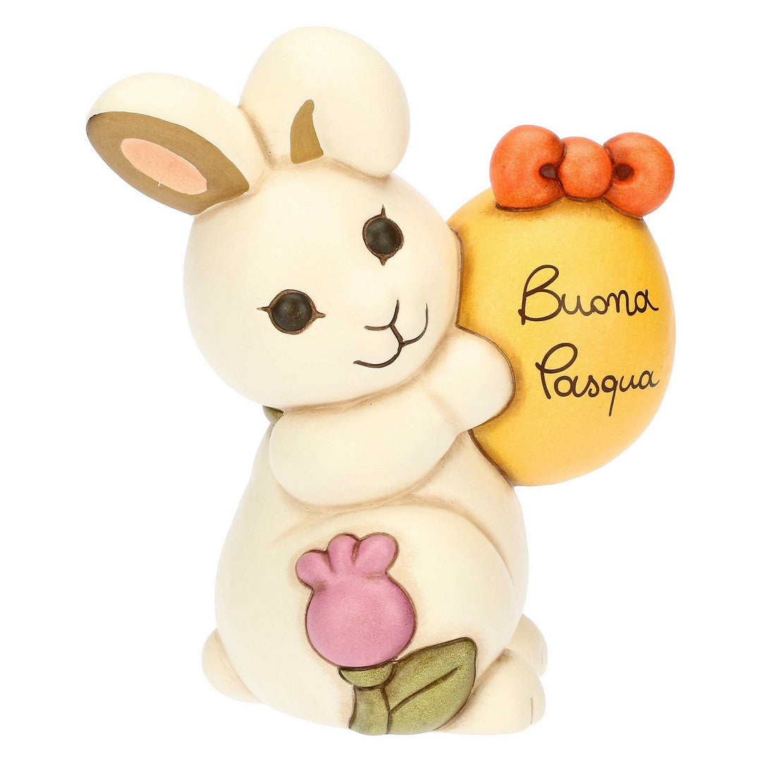 Thun Coniglietta Joy con uovo in ceramica Sorprese di Pasqua, grande - F3375H90 - Gioielleria De Patto