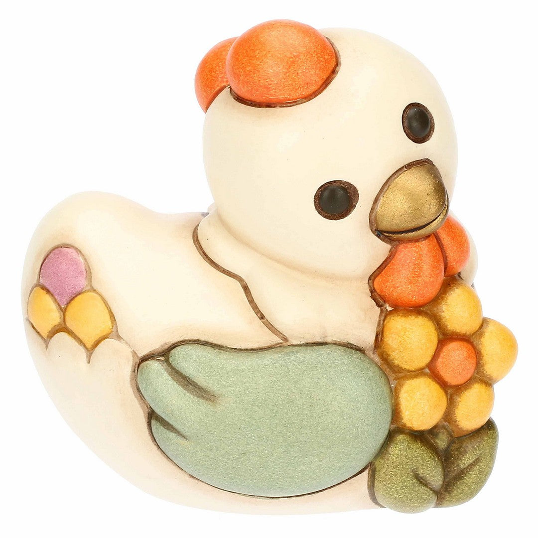 Thun Gallina Ester con fiore Sorprese di Pasqua, piccola - F3377H90 - Gioielleria De Patto
