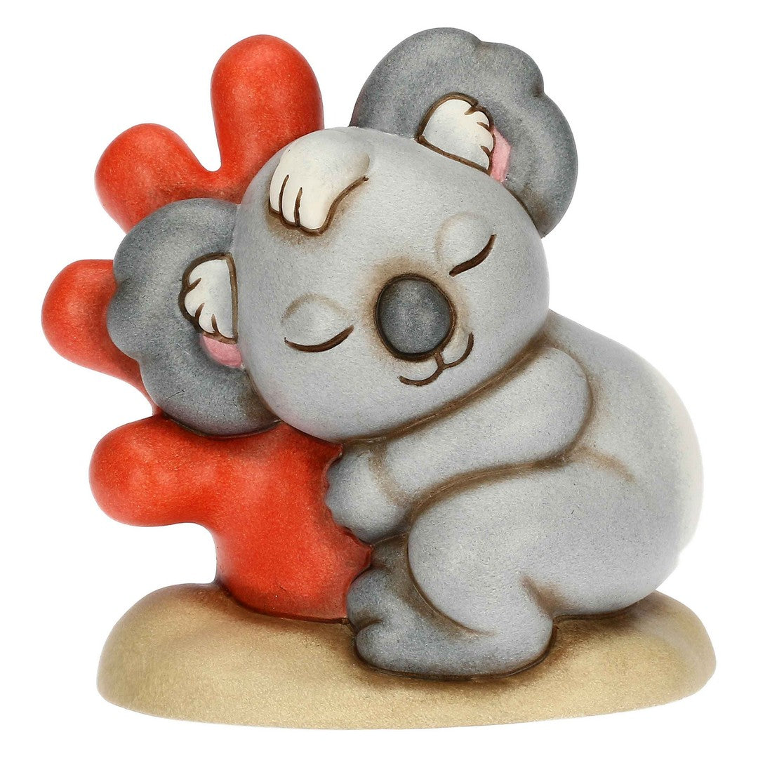 Thun Koala Sydney su corallo in ceramica, piccolo - F3382h90 - Gioielleria De Patto