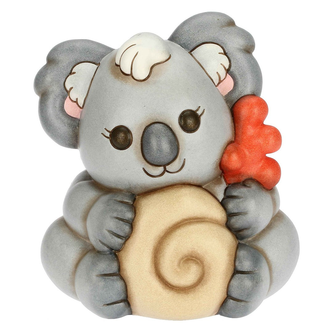 Thun Koala Sydney con conchiglia e corallo in ceramica, grande - F3385h90 - Gioielleria De Patto