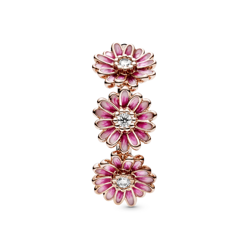 Anello Pandora Tris di Margherite Rosa, 188792C01 - Gioielleria De Patto