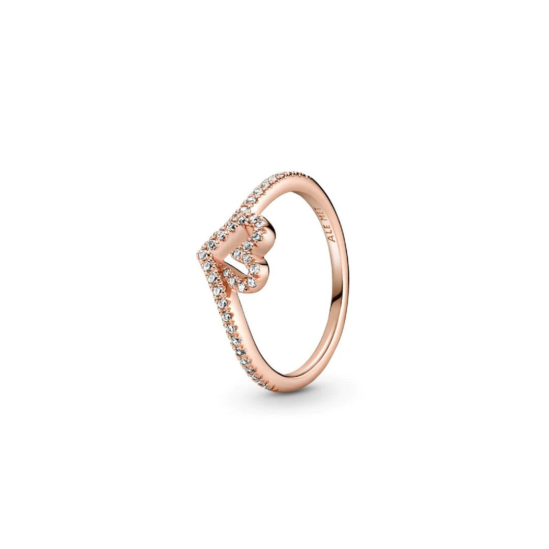 Anello Donna Pandora Cuore Desiderio Scintillante - 189302C01 - Gioielleria De Patto