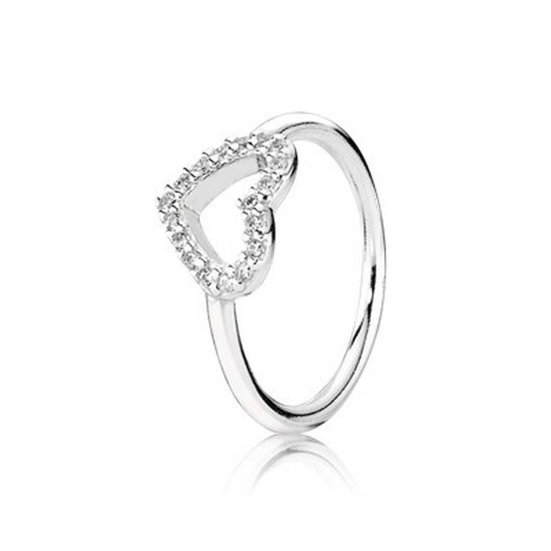 Anello Donna Pandora Silver Ring Cubic Zirconia - 190861CZ - Gioielleria De Patto