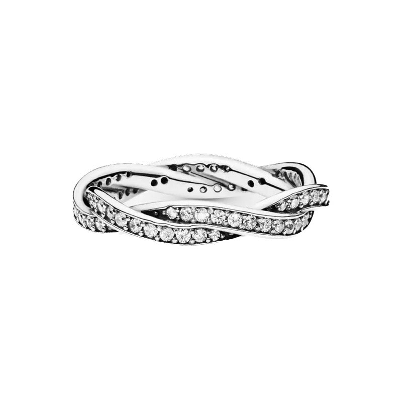 Anello Donna Pandora Intreccio del Destino - 190892CZ - Gioielleria De Patto