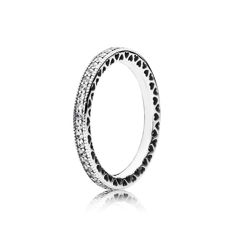 Anello Donna Pandora Fedina Pietre e Cuori - 190963CZ - Gioielleria De Patto