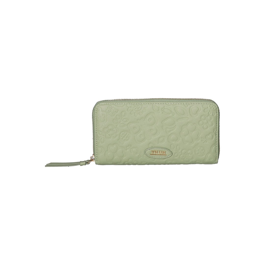 Thun Portafogli con chiusura zip in ecopelle verde acqua Sempre con me - h3488p00 - Gioielleria De Patto
