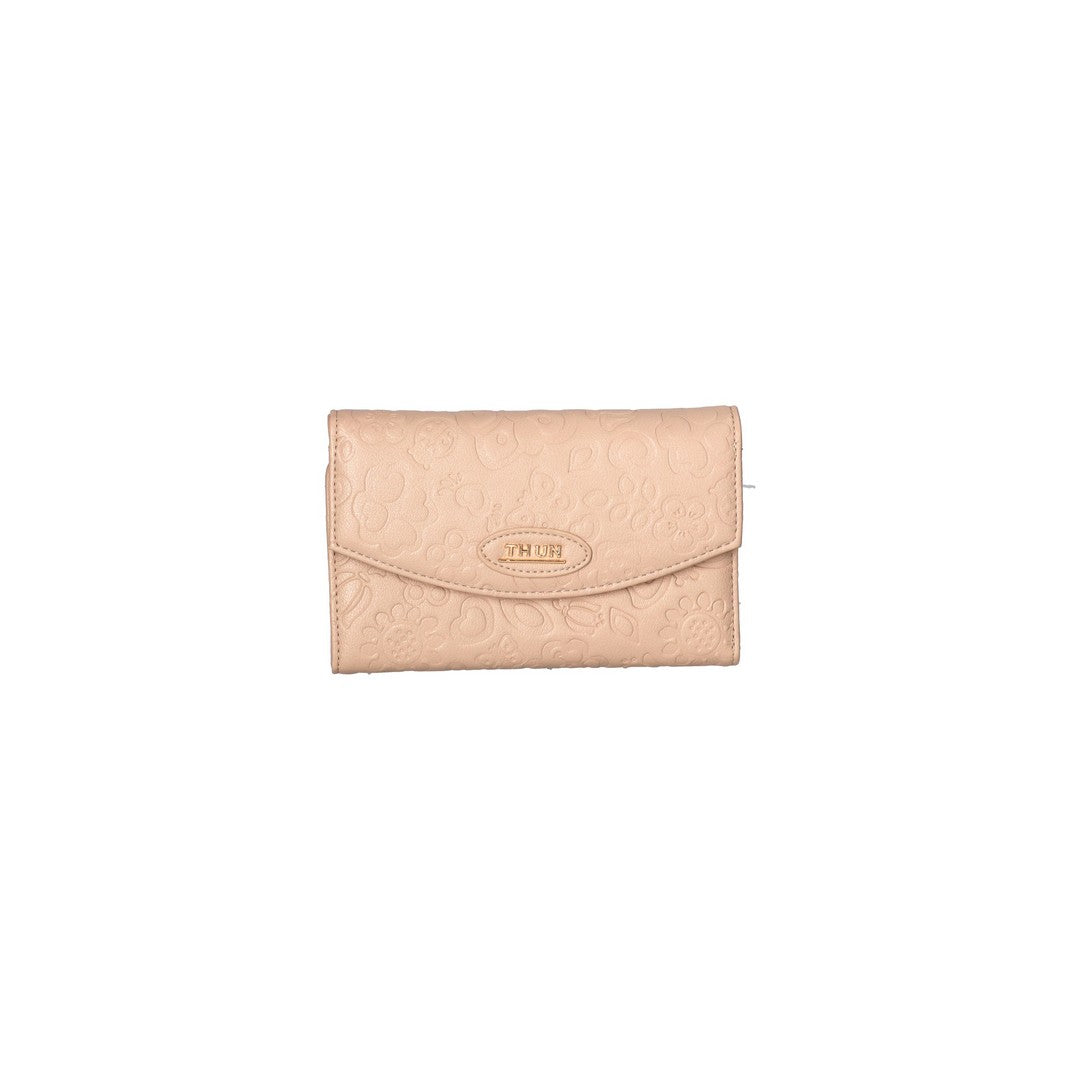 Thun Portafogli con chiusura bottone in ecopelle beige Sempre con me - H3492P00