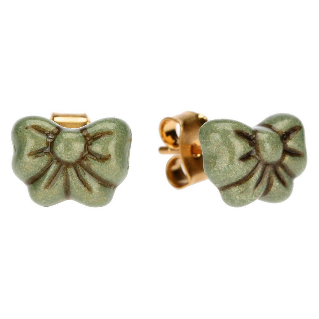 Thun Orecchini pin con fiocco verde- H3591P00 - Gioielleria De Patto
