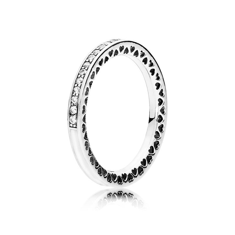 Anello Donna Pandora Cuori Radiosi - 191011CZ - Gioielleria De Patto