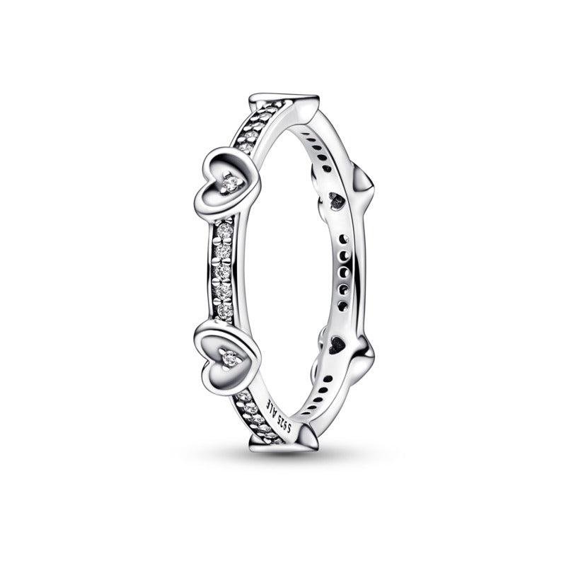 Anello Donna Pandora Cuori Splendenti - 192496C01 - Gioielleria De Patto