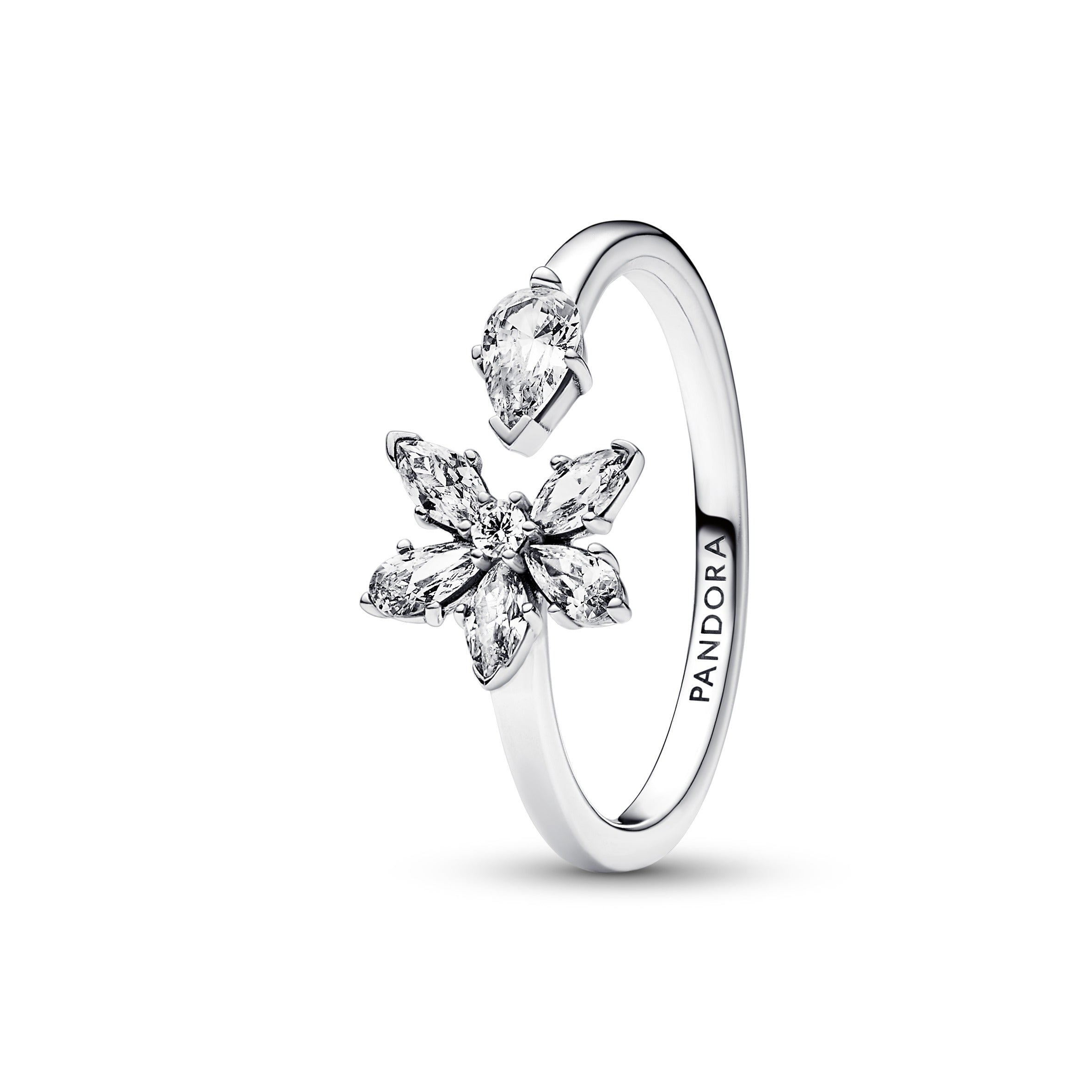 Anello Donna Pandora Aperto Herbarium Fiore Luminoso - 192611C01 - Gioielleria De Patto