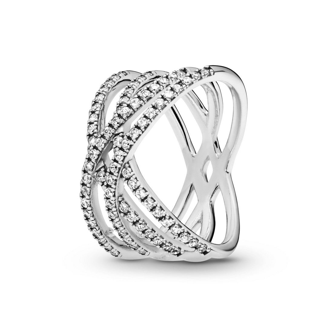Anello Donna Pandora Linee Cosmiche - 196401CZ - Gioielleria De Patto