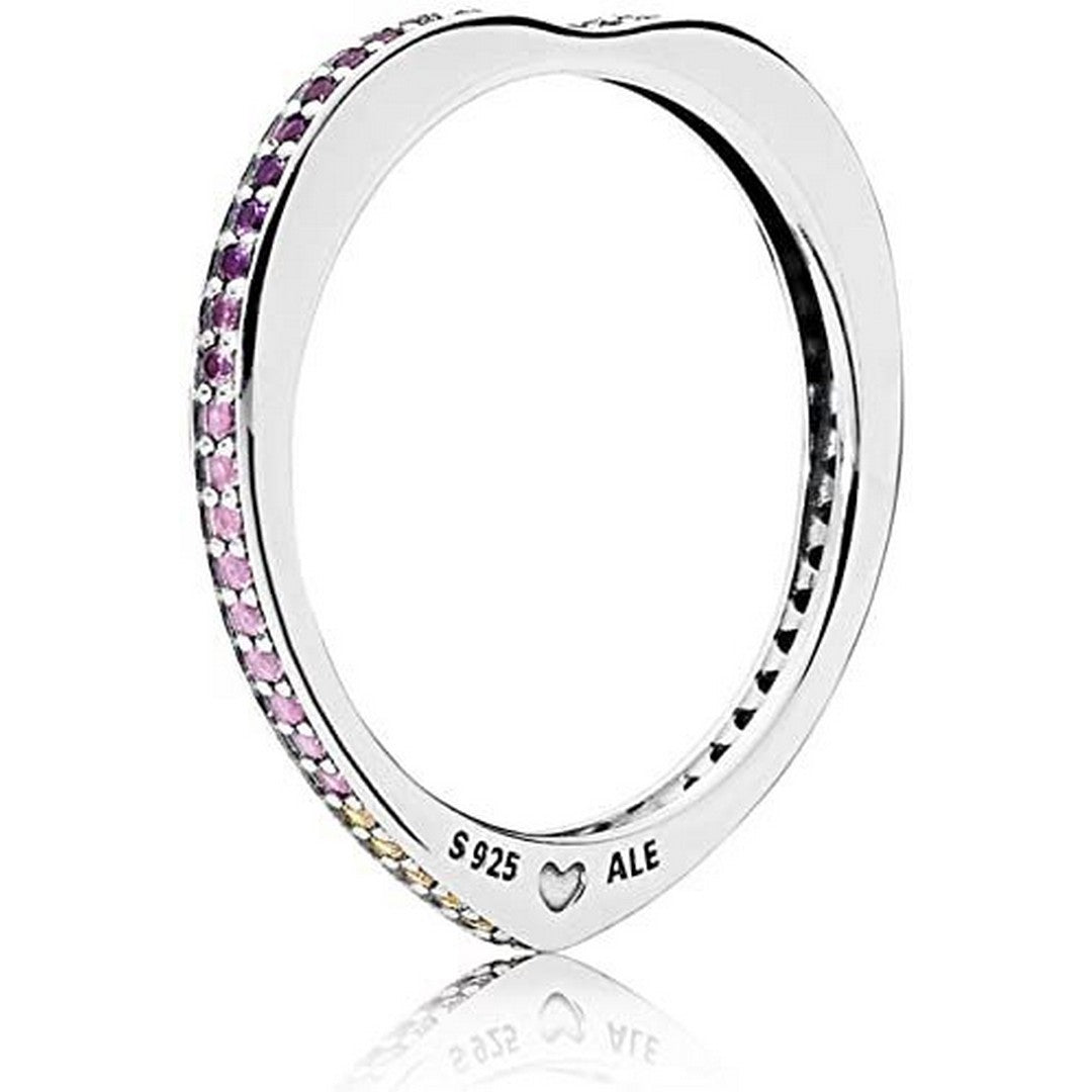 Anello Donna Pandora Arco dAmore Arcobaleno - 197095NRPMX - Gioielleria De Patto