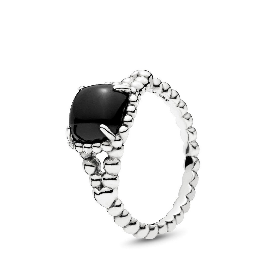 Anello Donna Pandora Spirito Vitale Nero - 197188NCK - Gioielleria De Patto