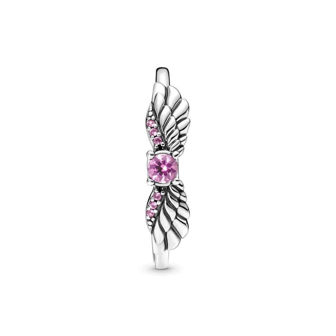 Anello Donna Pandora Ali d'Angelo con Pietra Rosa - 198500C02 - Gioielleria De Patto