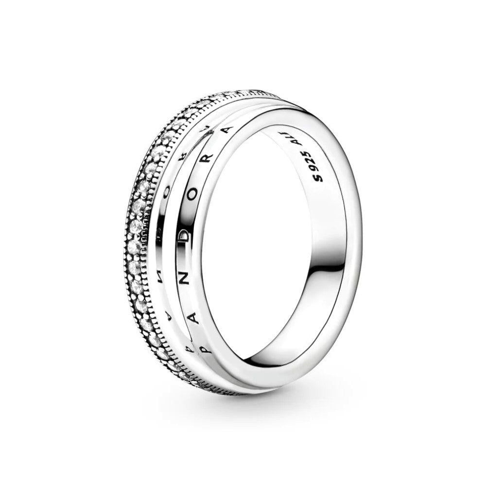 Anello Donna Pandora Tripla Fascia - 199040C01 - Gioielleria De Patto