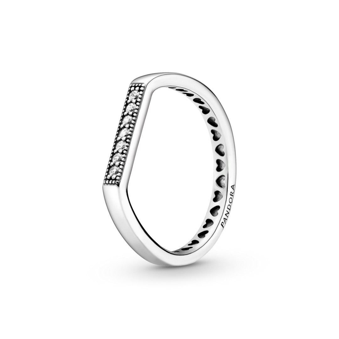 Anello Pandora Irregolare Signature con Pietre - 199041C01 - Gioielleria De Patto