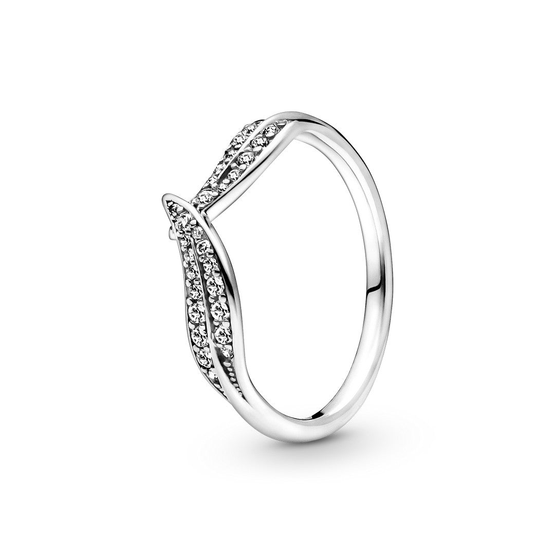 Anello Pandora Foglie Pavè - 199533C01 - Gioielleria De Patto