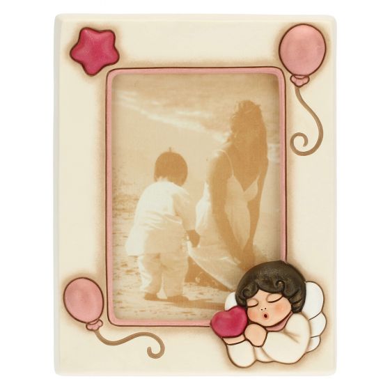 Thun Portafoto bimba con angelo formato medio - K3470H93 - Gioielleria De Patto