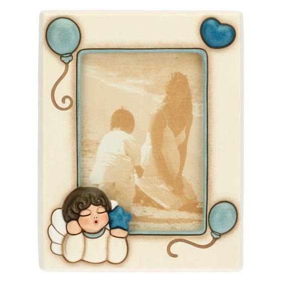 Thun Portafoto bimbo con angelo formato medio - K3471H98 - Gioielleria De Patto